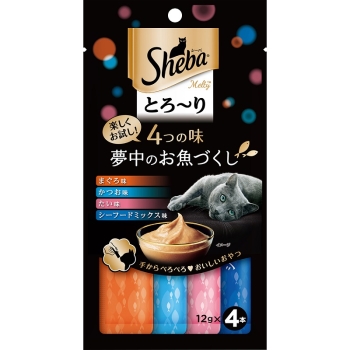 シーバ とろ~り メルティ 4つの味 夢中のお魚づくし 12g×4P
