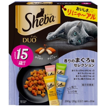 ■　シーバ　デュオ　１５歳以上　香りのまぐろ味セレクション　２００ｇ