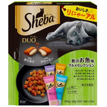 ■　シーバ　デュオ　贅沢お魚味グルメセレクション　２００ｇ