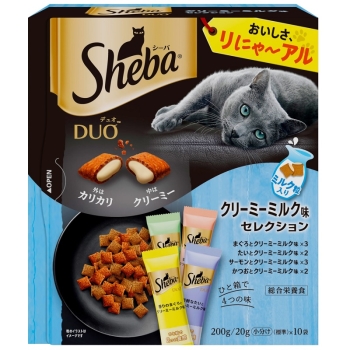 ■　シーバ　デュオ　クリーミーミルク味セレクション　２００ｇ