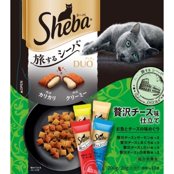 シーバ　デュオ　旅するシーバ　贅沢チーズ味仕立て　お魚とチーズの味めぐり２００ｇ