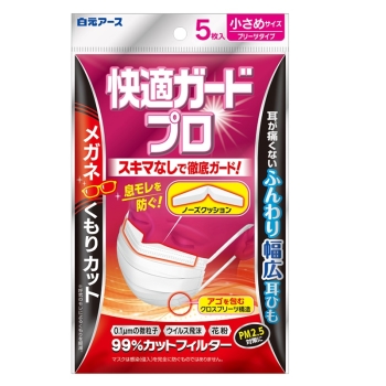 快適ガードプロプリーツ　小さめ５枚