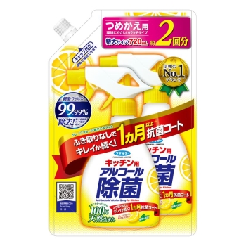キッチン用アルコール除菌スプレー　つめかえ　７２０ＭＬ