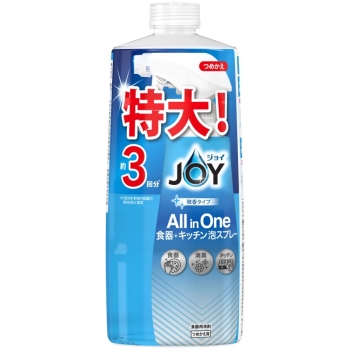 ジョイミラクルクリーン泡スプレー微香タイプ　詰替３回分