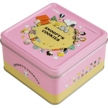 北陸製菓　スヌーピーエンボス缶メープル