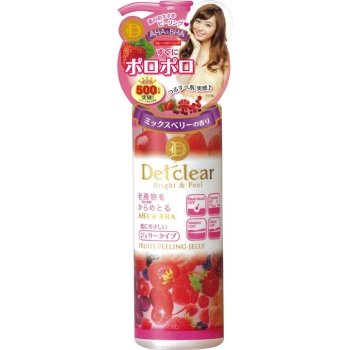 DETクリア ブライト&ピールピーリングジェリー ミックスベリーの香り 180ml