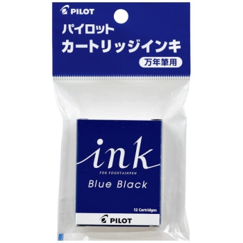 パイロット　万年筆用カートリッジインキ　ブルーブラック１２本