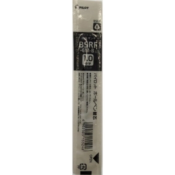 パイロット　ボールペン替芯　ＢＳＲＦ－６Ｍ　１．０ｍｍ　黒