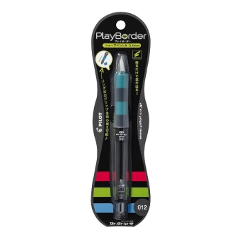 パイロット　シャープペン　ドクターグリップＣＬプレイボーダー０．５ｍｍ　ブラック×ミントグリーン