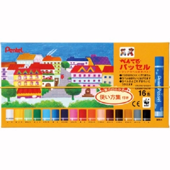 クリアラベル巻きパス　ぺんてるパッセル１６色