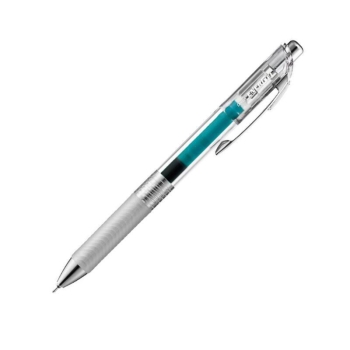 ぺんてる　ボールペン　エナージェルインフリー　０．５ｍｍ　ターコイズブルー