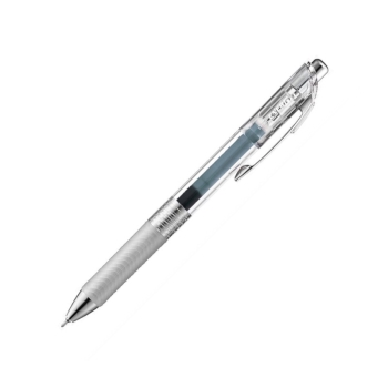 ぺんてる　ゲルインキボールペン　エナージェル　インフリー　０．５ｍｍ　ラフグレー