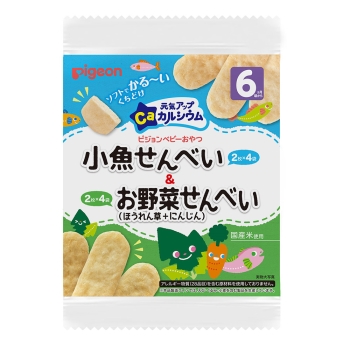 元気アップＣａ　小魚せんべい＆お野菜せんべい　６カ月頃から