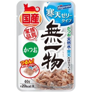 無一物パウチ　寒天ゼリータイプ　かつお４０ｇ