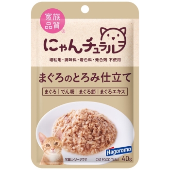 にゃんチュラルパウチ　まぐろのとろみ仕立て４０ｇ