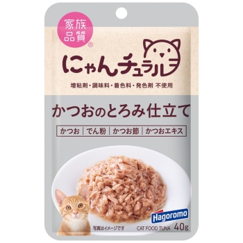 にゃんチュラルパウチ　かつおのとろみ仕立て４０ｇ