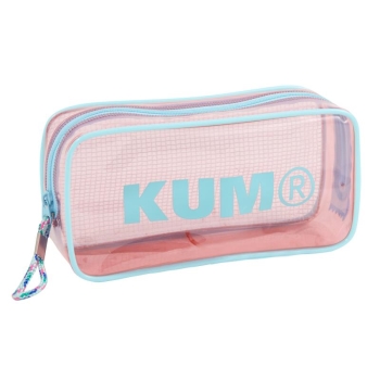 レイメイ　ＫＵＭクリアペンポーチ　パステルピンク