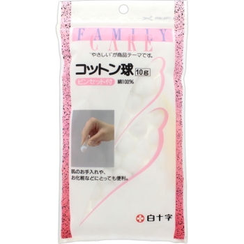 ＦＣ　コットン球　１０ｇ　ピンセット付