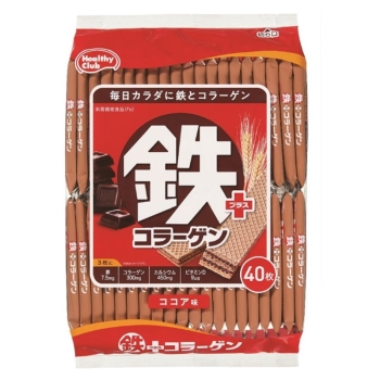 鉄プラスコラーゲンウエハース　４０枚