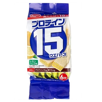 プロテイン１５ウエハース　レモンバニラ味