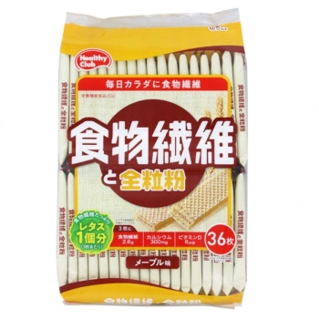 食物繊維と全粒粉ウエハース