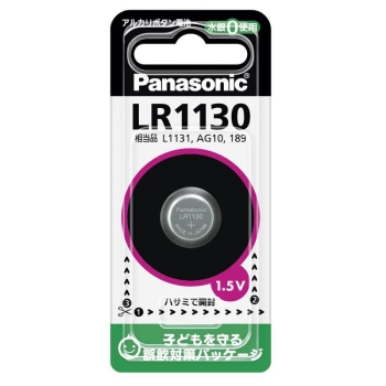 パナソニック LR1130P アルカリボタン電池