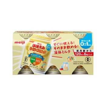 明治　ほほえみ　らくらくミルク　１２０ｍｌ×６缶
