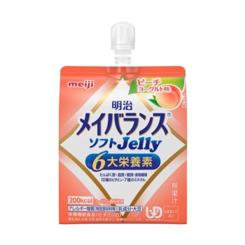 □ 明治 メイバランス ソフトJelly ピーチヨーグルト味: ヘルス