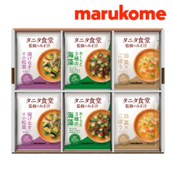 【お歳暮】マルコメ　フリーズドライ顆粒みそ汁 タニタ食堂監修 ３０食