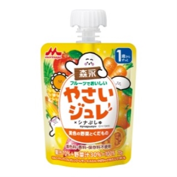 森永乳業　やさいジュレ　黄色のやさいとくだもの　１歳からずっと