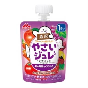 森永乳業　やさいジュレ　紫のやさいとくだもの　１歳からずっと