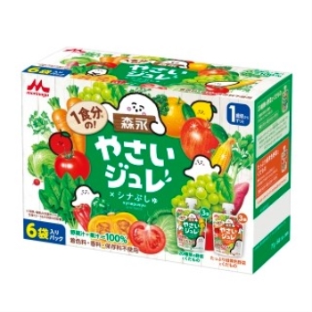 森永乳業　１食分のやさいジュレ　６個パック　１歳からずっと