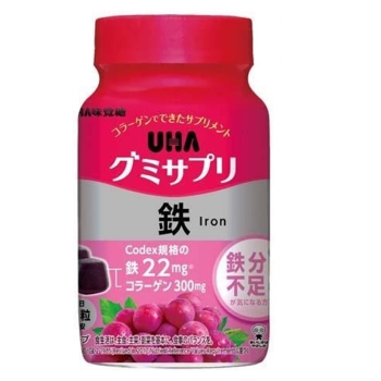 ＵＨＡグミサプリ　鉄　３０日分ボトル