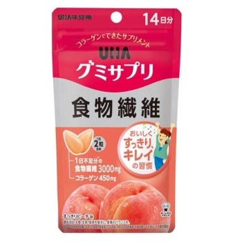 ＵＨＡグミサプリ　食物繊維　１４日分ＳＰ