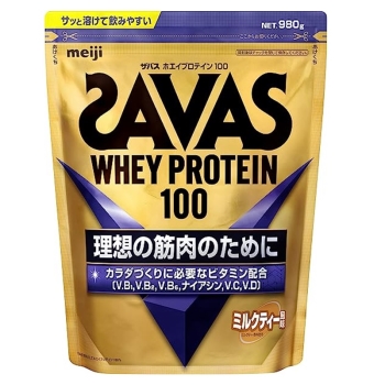 ザバス ホエイプロテイン100ミルクティー980g