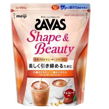ザバス シェイプ&ビューティ チョコレート900g