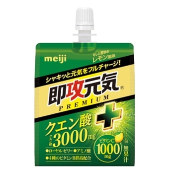 レモン風味 即攻元気ゼリークエン酸＋キレと酸味のレモン風味: ヘルス