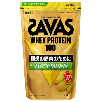 ザバスホエイプロテイン１００バナナ風味４５０ｇ