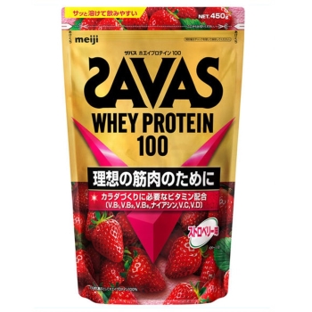 ザバスホエイプロテイン１００ストロベリー味４５０ｇ