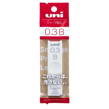 三菱鉛筆　シャープ替え芯　ユニ芯０．３ｍｍＢ