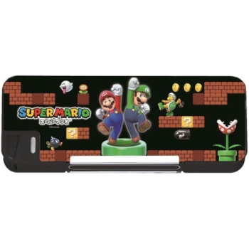 三菱鉛筆　箱型筆入れ　スーパーマリオ