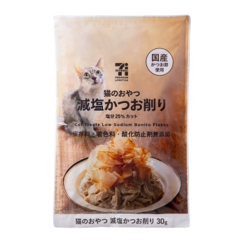 セブンプレミアムライフスタイル 猫のおやつ 減塩かつお削り