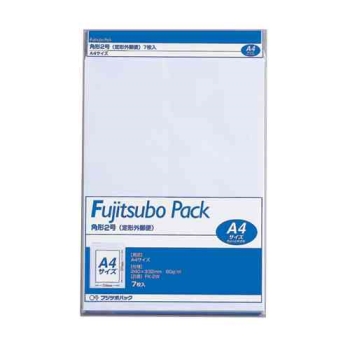 マルアイ　封筒　角２サイズ　ホワイト　　７枚入り