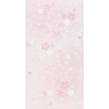 日本の文様シリーズ高級万円袋さくら