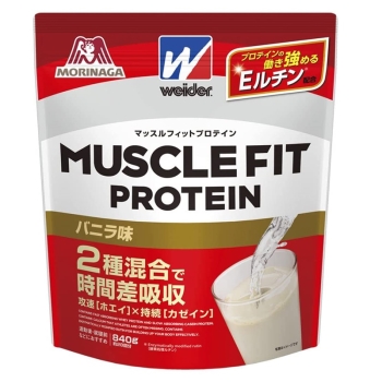 ウイダーマッスルフィットプロテインバニラ味 840g: ヘルス