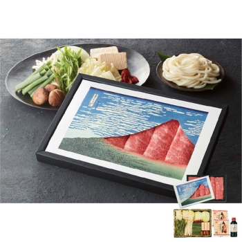 【お歳暮】ＡＲＴ　ＢＥＥＦ　ＧＡＬＬＥＲＹ　近江牛すき焼きセット野菜付き