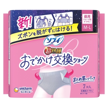 ソフィおでかけ交換ショーツＭＬ　７枚