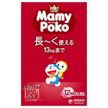 マミーポコパンツＭ５０枚ドラえもん