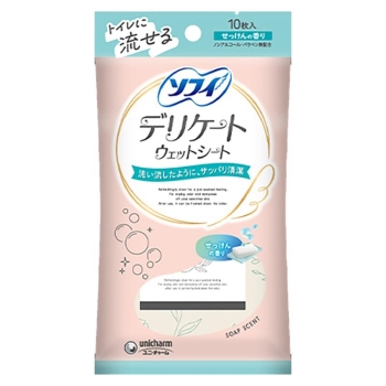 ソフイデリケートウェットせっけんの香り10枚