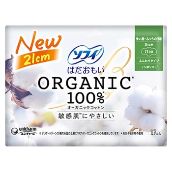 ソフィはだおもいオーガニック210羽つき17枚